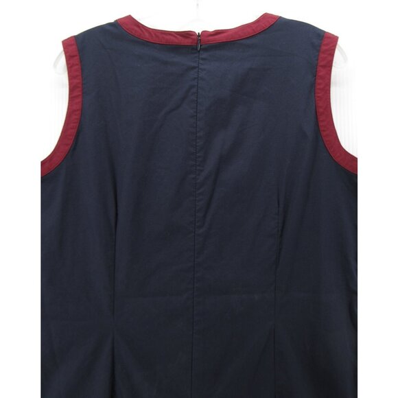 VINTAGE Eddie Bauer Dress XL Shift Tank Cottagecore Classic Zip Up - Picture 6 of 9